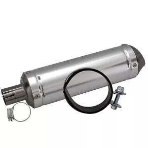 28mm Exhaust Muffler for TTR90 110cc 125cc 140cc CRF50 Atomik Quad Dirt Bike ATV - Picture 1 of 7