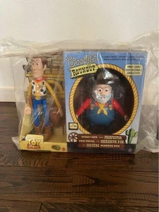 Toy Story 2 Prospector & Woody Figure Hero Cloth Disney Pixar Character Goods - Picture 1 of 6