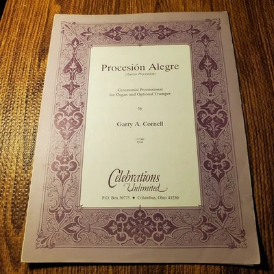 Procesión Alegre Sheet Music Ceremonial Processional Cornell Celebrations - Image 1 of 4