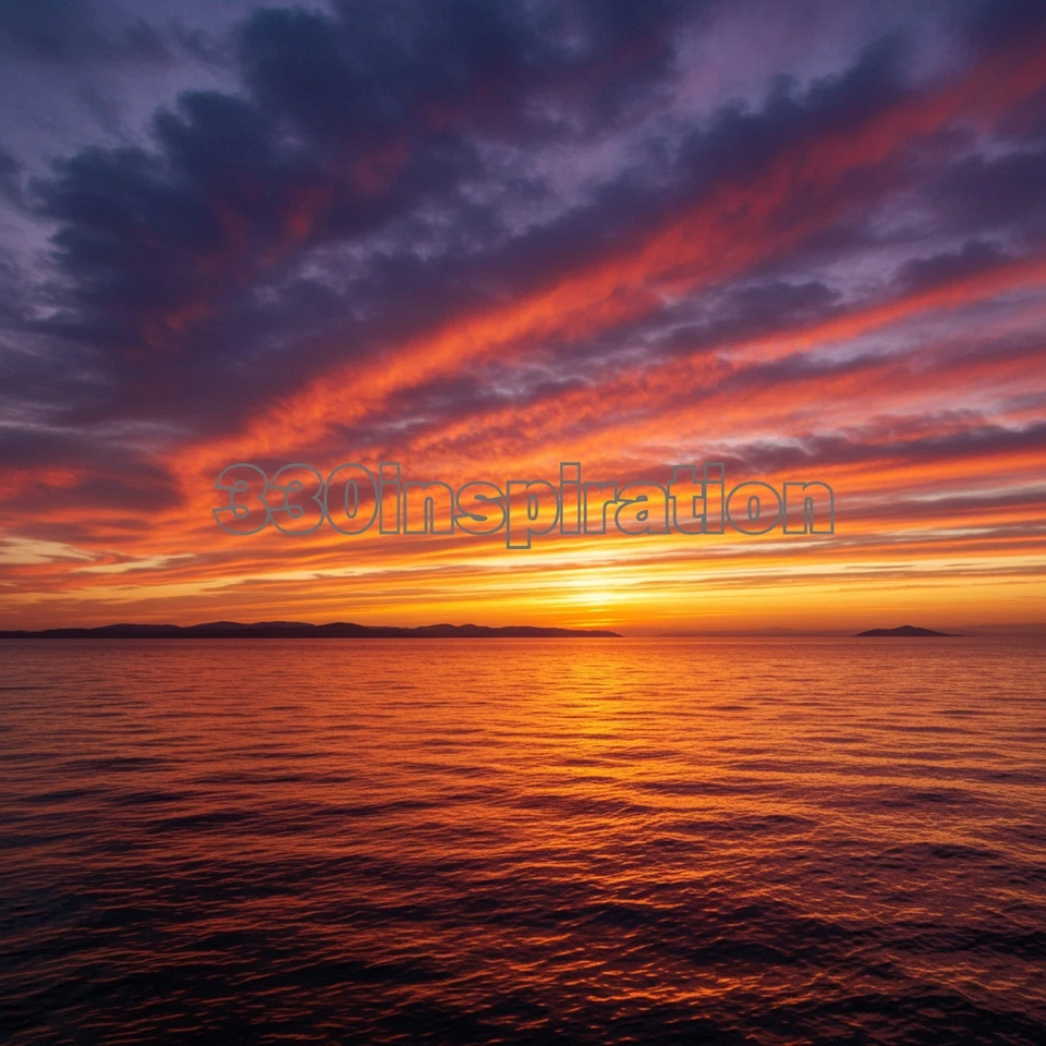 Digital Image Picture Photo Wallpaper Background Desktop Art Sunset Ocean #A420 - image 1 of 1