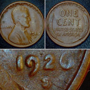 🔥 Late-Stage Die Cap Error on Semi-Key Date! 1926-S Lincoln Wheat Cent Penny 1c - Picture 1 of 6