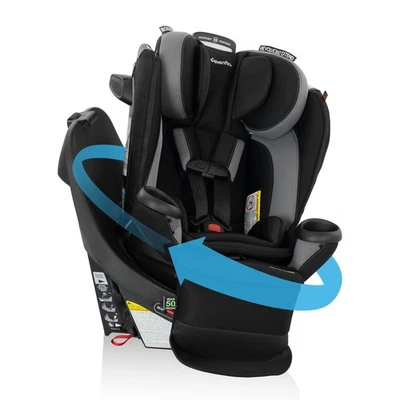 Asiento de coche Evenflo Revolve360 Extend rotación 360° gris revere Foto 1 de 4