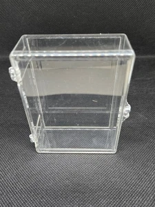 Klar Kunststoff 1" Team Snap Top Karten Aufbewahrung 3 3/4" x 2 3/4" x 1" - Bild 1 von 4