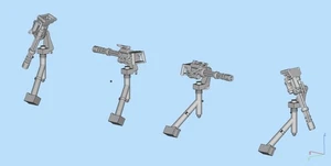 1/72 1/35 1/18 1/64 1/144 M134 Vulcan Gatling cannon model 3D printed---XS - Picture 1 of 10