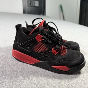 Nike Air Jordan 4 Retro PS “Red Thunder” BQ7669-016 Size 3Y Flaws - Picture 1 of 16