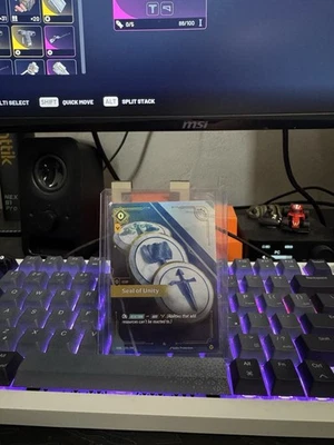 Seal of Unity #245/298 Riftbound Origins League of Legends MTG NM - Image 1 of 4