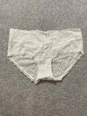 Aerie White Lace Boybrief Underwear Size M - Image 1 of 2