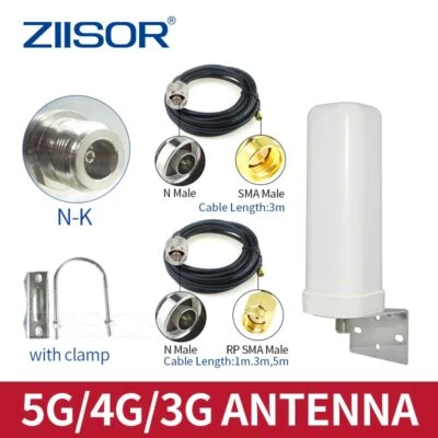 External 5G 4G LTE Antenna Wide Band Wifi Antennas for Router with Cable Low SWR - Image 1 of 4