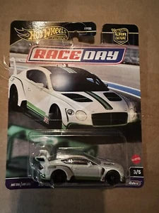 Hot Wheels Culture Race Day BENTLEY CONTINENTAL IMSA NEW WHITE ROAD AMERICA - Picture 1 of 5