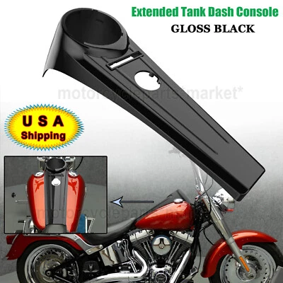 Tampa do painel console de combustível painel tanque de gasolina frontal para Harley Softail trem noturno FXST - Imagem 1 de 4