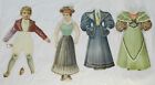 1800's Paper Dolls - advertising C.I. Hood & Co. + other