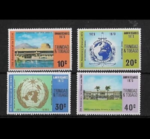 1973 - Trinidad & Tobago Anniversaries MNH set #SG435/8 - Foto 1 di 1