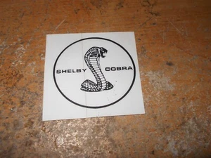 1968 1969 1970 SHELBY GT350 GT500 SHELBY COBRA BLACK DECAL STICKER NEW 2 1/2" - Picture 1 of 1