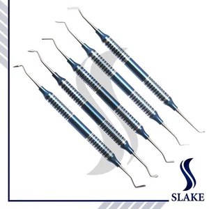 Dental Composite Filling Instrument Titanium Coated 5 Pcs Restorative Kit CE - Picture 1 of 2