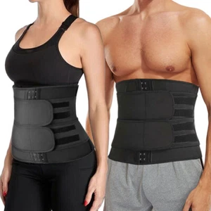 Adjustable Tummy Control Belt Slimming Neoprene Waist Trainer For Women and Men - Picture 1 of 13