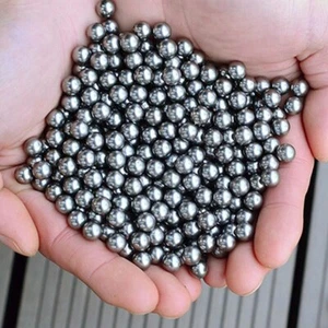 100 Rounds Of Steel Metal 6mm Airsoft / Slingshot Target / Hunting BBs 0.89g - Picture 1 of 3