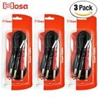3 Pack Hosa Stp 203 3M 1 4 Trs Male To Dual 1 4 Ts Male Insert Cable