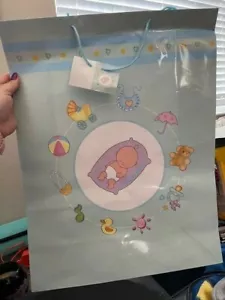 Little Dreamer Baby Shower Super Jumbo Glossy Gift Bag New!!! - Picture 1 of 1