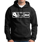 Dj Turntables Remix Disco Party Music Lovers Gift Musical Mens Hoody Top #D6 Lot