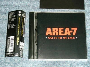 AREA-7 Japan 2001 ZJCI-10076 NM CD+Obi SAY IT TO MY FACE - Imagen 1 de 5