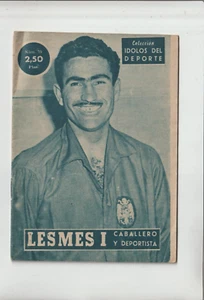 Mini Revista Idolos del Deporte Futbol Lesmes I año 1959 (HC-28) - Picture 1 of 1
