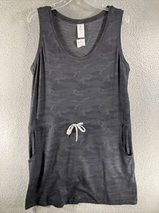 Lieblings weicher Pullover sportliches Kleid Damen Large schwarz Camouflage Athleisure Stretch - Bild 1 von 13