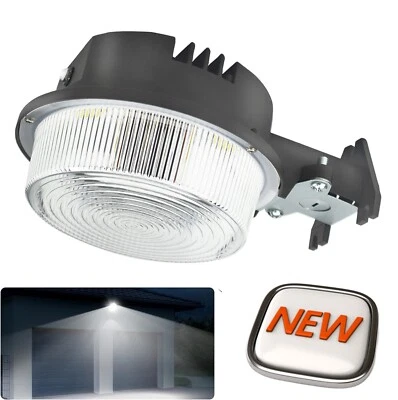 Iluminación LED de seguridad vial para exteriores de granero patio luces de anochecer a amanecer 75 vatios 5000K Foto 1 de 4