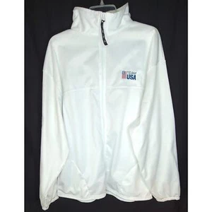 United States Olympic Committee Men's Team USA Full Zip Track Jacket Size 2XL - Picture 1 of 7