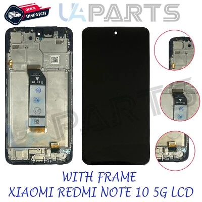 For Xiaomi REDMI NOTE 10 5G Touch Screen Digitizer LCD Display With Frame - Image 1 of 4