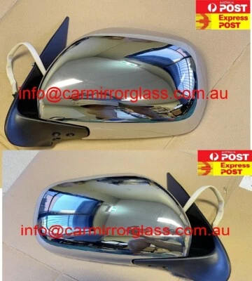 NEW DOOR MIRROR FOR TOYOTA HIACE 2005-2013 (Chrome , 1 Pair, Power Fold — 第 1/4 张图片