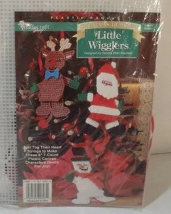 Lona de plástico The Needlecraft Shop Little Wigglers Santa, renos, muñeco de nieve - Imagen 1 de 6