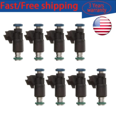 Inyector de combustible 8 piezas FJ1089 para Chevrolet Silverado 2500/3500 Suburban LCF 4500 Foto 1 de 4