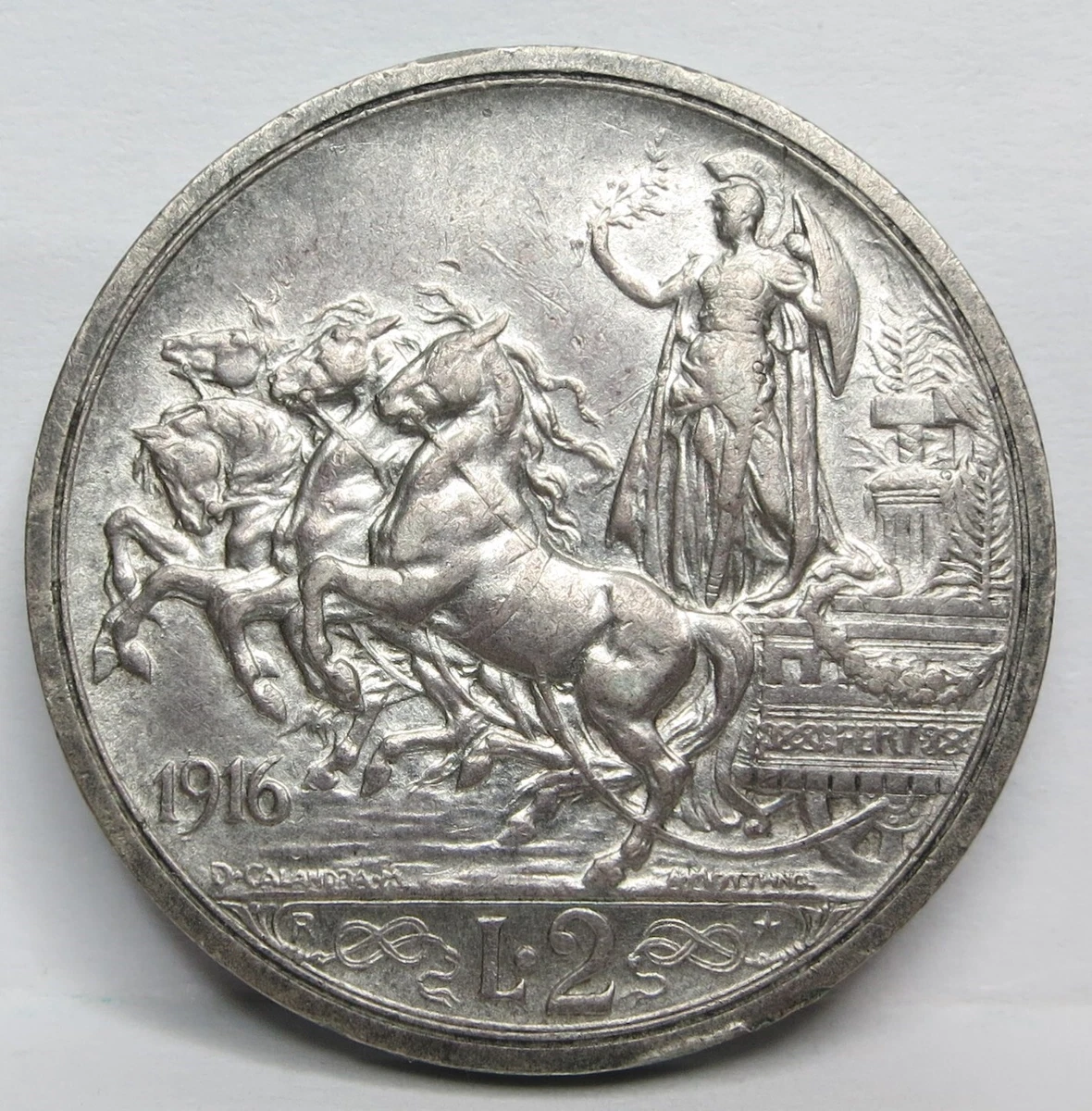 银色1916 年意大利硬币(1861-现在) | eBay