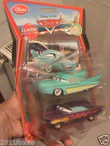 cars 2 cars flo and ramone 5° serie rara disney originali + 2 carte 2 cards v gq - Picture 1 of 1