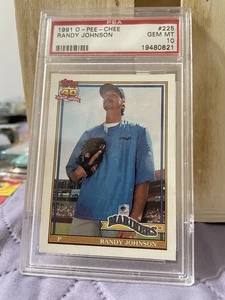 1991 O-PEE-CHEE RANDY JOHNSON #228 PSA 10 GEM MT POP. 19!!!! - Picture 1 of 3