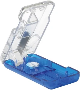 Pill Cutter and Splitter Stainless Steel Blade with Dispenser Cuts Pills Tablets - Picture 1 of 5
