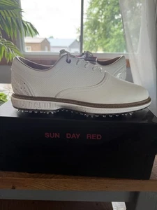 SUN DAY RED Pioneer Cypress LE Golf Shoes - Men’s 11.5 - White/Red - Picture 1 of 9