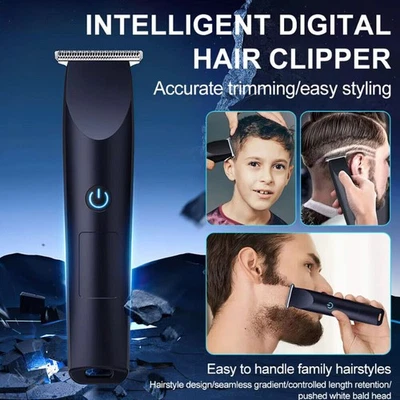 Professional Hair Clippers Trimmer Cutting Beard Cordless Barber Shaving Machine - Image 1 of 4