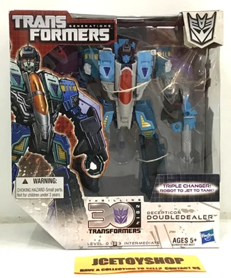 2013 HASBRO TAKARA TRANSFORMERS THRILLING 30 DECEPTICON DOUBLEDEALER MISB - Image 1 of 4