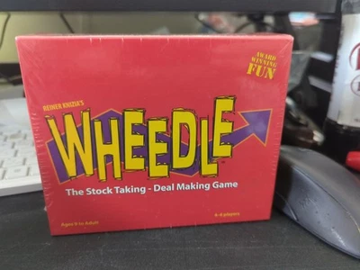 Juego de cartas Reiner Knizia's Wheedle The Stock Taking Deal Making 2003 nuevo sellado Foto 1 de 2