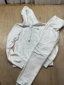 LVL XIII Livello 13 Tuta Jogger Game Day Fit Uomo M Pile Bianco Nuova con etichette - Foto 1 di 8