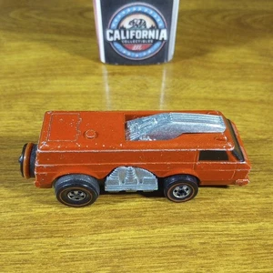 Vintage Hot Wheels Redline Revvers Burnin' Box Red HK Hong Kong 1973 Van - Picture 1 of 8