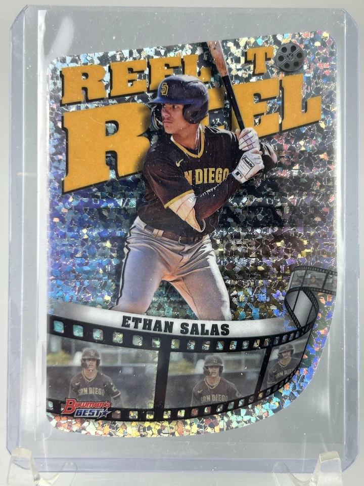 2023 Bowman's Best  Ethan Salas- Reel to Reel Die-Cuts Mini-Diamond Refractor - Image 1 of 2