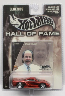 Hot Wheels Salón de la Fama Steve Saleen 2002 F29 rojo cromado   Foto 1 de 2