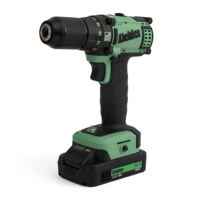 Kielder 18v Brushless Drill Driver, 1 x 2.0Ah, Charger + 4 x Cobalt Drill Bits
