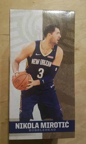 NEW ORLEANS PELICANS  :  NIKOLA MIROTIC BOBBLEHEAD  ,  NEW IN BOX Cover