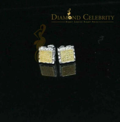 Aretes de diamantes de 0,10 quilates para mujer blancos de plata de ley 925 para unisex Foto 1 de 4
