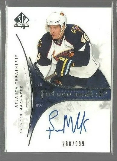 2009-10 SP Authentic #217 Spencer Machacek AU RC 288/999 (ref 70276) - Image 1 of 1