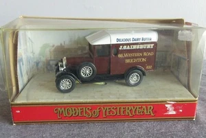 NIB 1990 MATCHBOX YESTERYEAR Y19 1929 MORRIS CROWLEY DAIRY TRUCK 1/39 XMAS GIFT - Picture 1 of 1