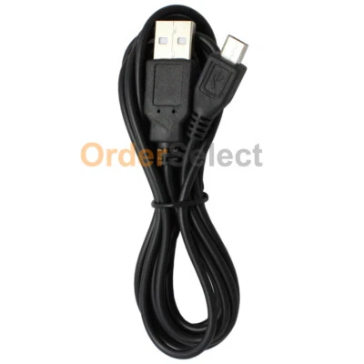 Black 6Ft Micro USB Charging Cable Data Sync Charger Cord for Android Samsung LG - Image 1 of 4